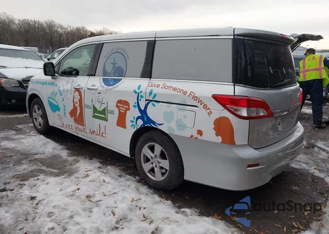 2012 Nissan Quest Sv из США, поврежденный, VIN JN8AE2KPXC9035483